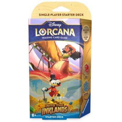 Disney Lorcana Trading Card Game by Ravensburger, Into the Inklands, Starter Deck, Moana and Scrooge McDuck