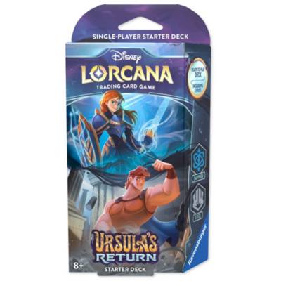 Disney Lorcana Trading Card Game by Ravensburger, Ursula's Return, Starter Deck, Frozen and Hercules
