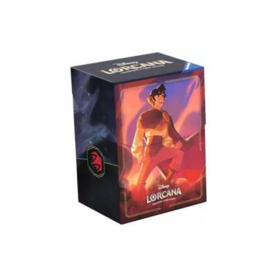 Disney Lorcana Trading Card Game by Ravensburger, Shimmering Skies, Deck Box, Aladdin