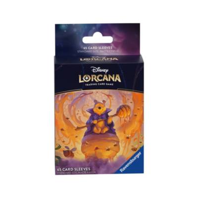Disney Lorcana Trading Card Game by Ravensburger, Azurite Sea, Card Sleeves, Winnie the Pooh