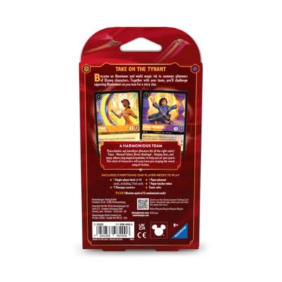 Disney Lorcana Trading Card Game by Ravensburger, Reign of Jafar, Starter Deck, Tiana and Bruno 