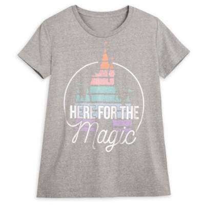Fantasyland Castle ''Here for the Magic'' T-Shirt for Adults