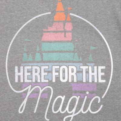 Fantasyland Castle ''Here for the Magic'' T-Shirt for Adults