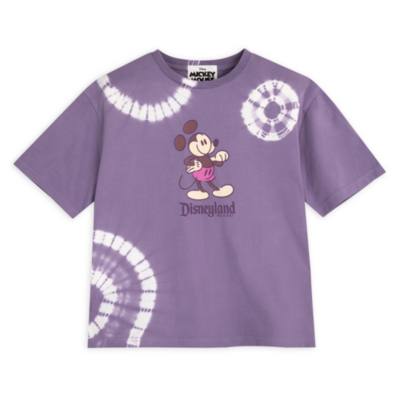 Mickey disneyland Tシャツ パープル ヴィンテージ Disney Mickey Mouse Attitude Tie Dye Classic Vintage