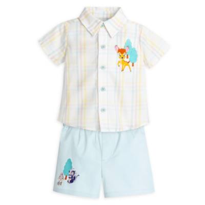 Bambi Woven Shirt and Shorts Set for Baby
