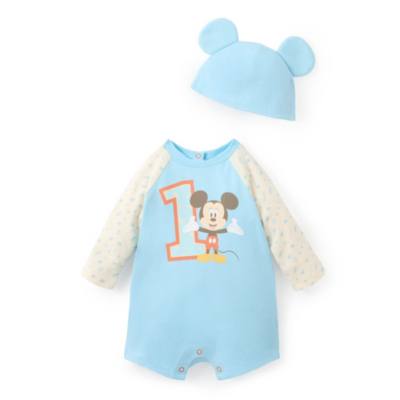 Mickey Mouse Birthday Bodysuit Set for Baby