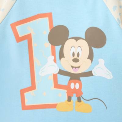 Mickey Mouse Birthday Bodysuit Set for Baby