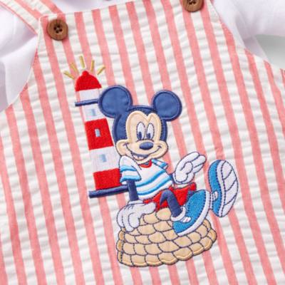 Mickey Mouse Dungarees and Top Set for Baby