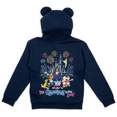 Disneyland Resort 'The Happiest Day Ever' Zip Fleece Hoodie for Kids