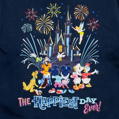 Disneyland Resort 'The Happiest Day Ever' Zip Fleece Hoodie for Kids