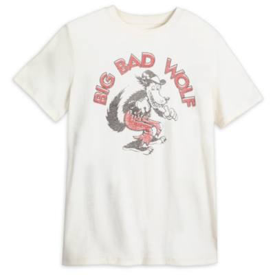 Big Bad Wolf Vintage T-Shirt for Adults, Three Little Pigs