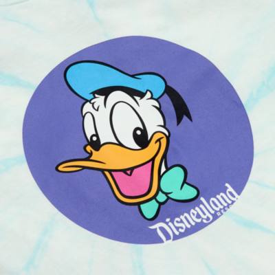 Disneyland Resort Donald Duck Tie-Dye T-Shirt for Adults