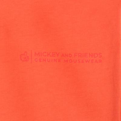 Orange Mickey Mouse Genuine Mousewear Tie-Dye T-Shirt for Adults, Disneyland
