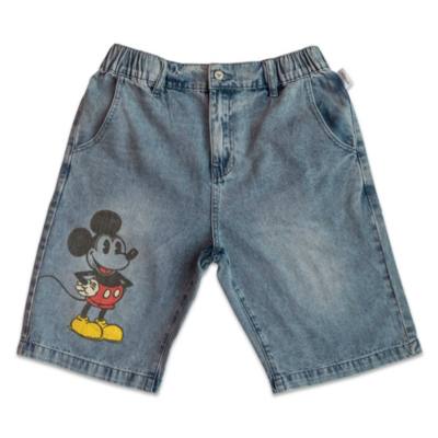 mickey mouse jean shorts womens