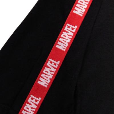 Marvel Icon Crew Neck Black T-Shirt for Adults