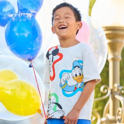 米奇與好友小童時尚 T 恤