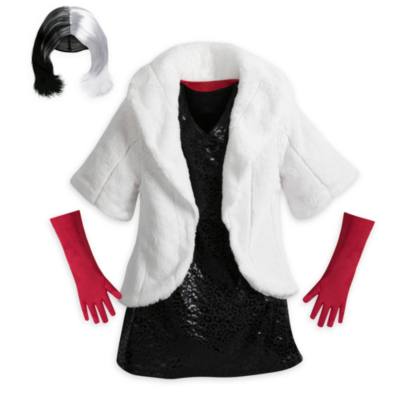 Cruella De Vil Costume for Kids, 101 Dalmatians