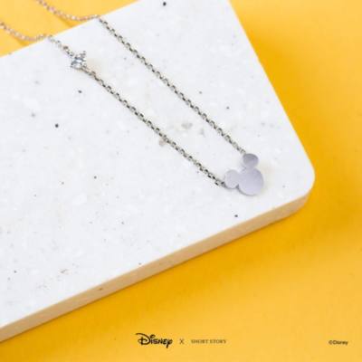 Disney Necklace Mickey Ears, Silver