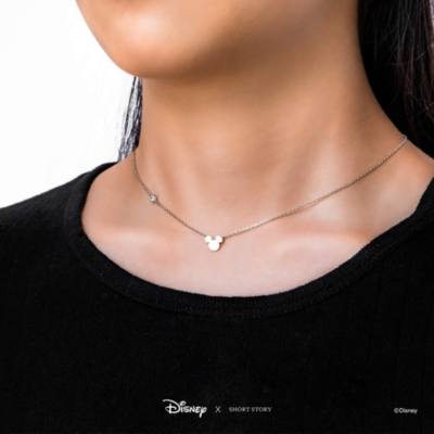 Disney Necklace Mickey Ears, Silver
