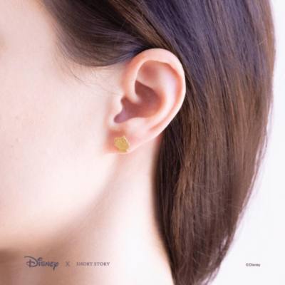 Disney Earrings Mrs Potts and Chip, Gold