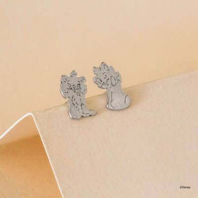 Disney Earring Marie, Silver