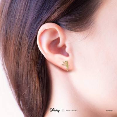 Disney Earrings Tinker Bell, Gold