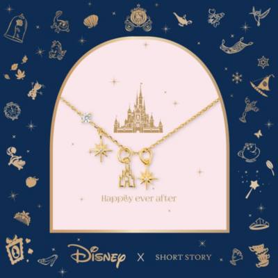Disney Necklace Castle, Gold