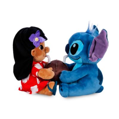 Lilo&Stitch　ぬいぐるみ　２体セット　黄色　薄紫　レア　希少　珍品 Stitch &Sparky(221) A608 Lilo & Stitch Disney SEGA 2005
