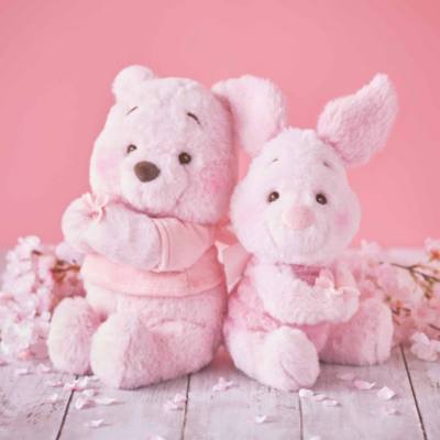 Winnie the Pooh Sakura Medium Plush