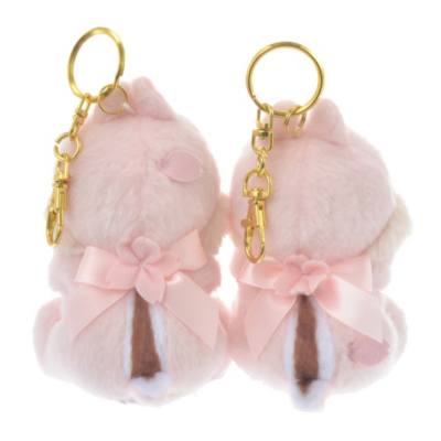 Chip & Dale Sakura Plush Keychain