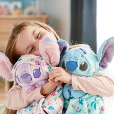 Angel Small Plush with Blanket Pouch, Lilo & Stitch, Disney Babies