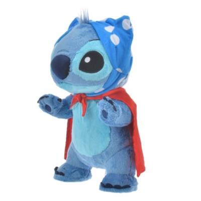 Stitch in Superhero Cape Medium Plush, Ohana Life