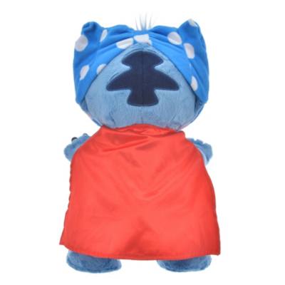 Stitch in Superhero Cape Medium Plush, Ohana Life