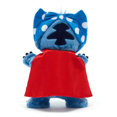 Stitch in Superhero Cape Medium Plush, Ohana Life