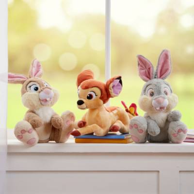 Bambi with Butterfly Medium Plush