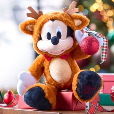 Mickey Mouse Reindeer Holiday Plush