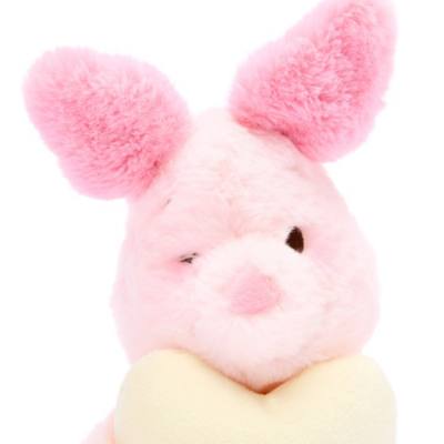 Piglet with Heart Small Plush, Winnie the Pooh