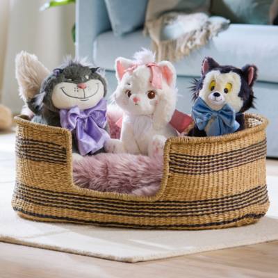 Figaro Plush with Bow, Pinocchio