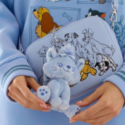 Marie Blue Plush Keychain, The Aristocats