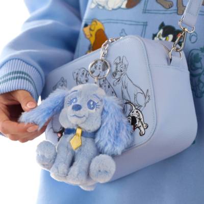 Lady Blue Plush Keychain, Lady and the Tramp