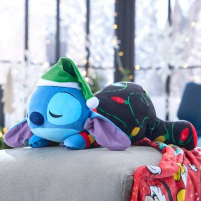 Stitch Holiday Cuddleez Large Plush, Lilo & Stitch