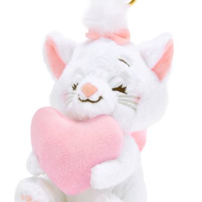 Marie with Heart Plush Keychain, The Aristocats