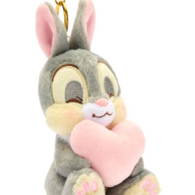 《小鹿斑比》愛心大腳毛公仔鎖匙扣