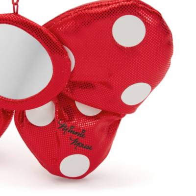 米妮蝴蝶結絨毛玩偶鑰匙圈