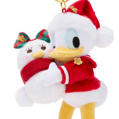 Donald Duck Plush Keychain, Disney Christmas