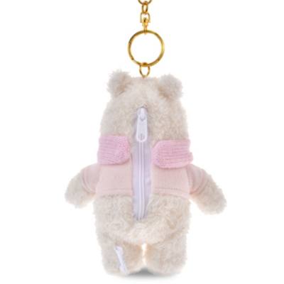 Winnie the Pooh Reversible Plush Keychain, White Pooh