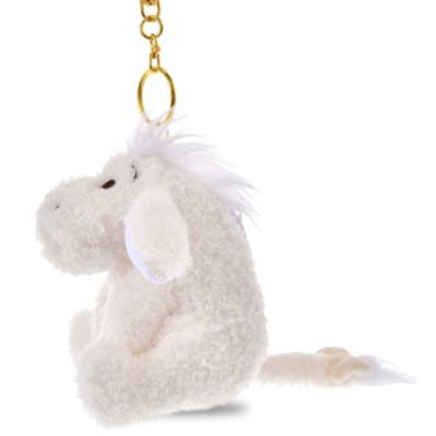 Eeyore Reversible Plush Keychain, White Pooh
