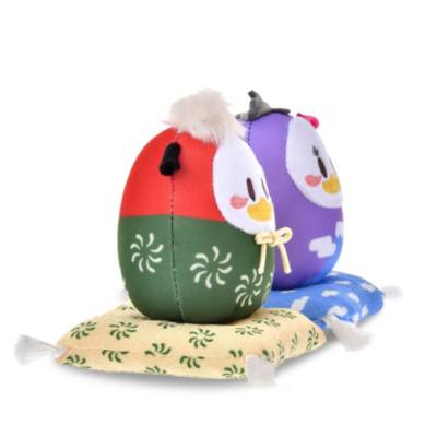 Donald and Daisy Duck Daruma Plush Set