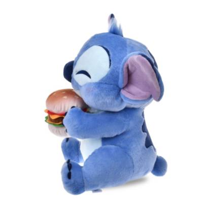 Stitch with Burger Medium Plush