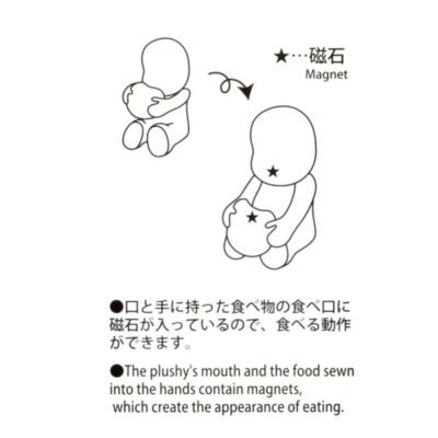 Stitch with Burger Medium Plush